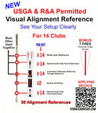 Visual Caddie Club Alignment